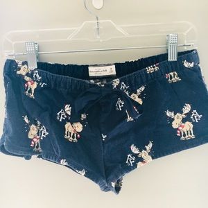 ⭐️ Festive Moose Abercrombie Sleep Shorts ⭐️